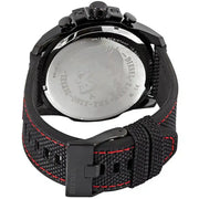  Shop Authentic Diesel Mega Chief Chronograph Silver Dial Black Leather Strap Watch For Men - DZ4512 - Luxxuri