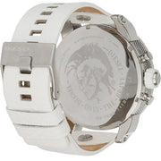  Shop Authentic Diesel Badass Chronograph White Dial White Leather Strap Watch For Men - DZ7265 - Luxxuri