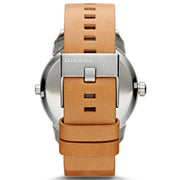  Shop Authentic Diesel Mini Daddy Blue & Black Dial Brown Leather Strap Watch For Men - DZ7308 - Luxxuri