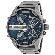  Shop Authentic Diesel Big Daddy 2.0 Blue Dial Grey Stainless Strap Watch For Men - DZ7331 - Luxxuri