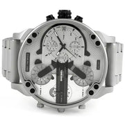  Shop Authentic Diesel Mr. Daddy Chronograph Silver Dial Silver Steel Strap Watch For Men - DZ7421 - Luxxuri