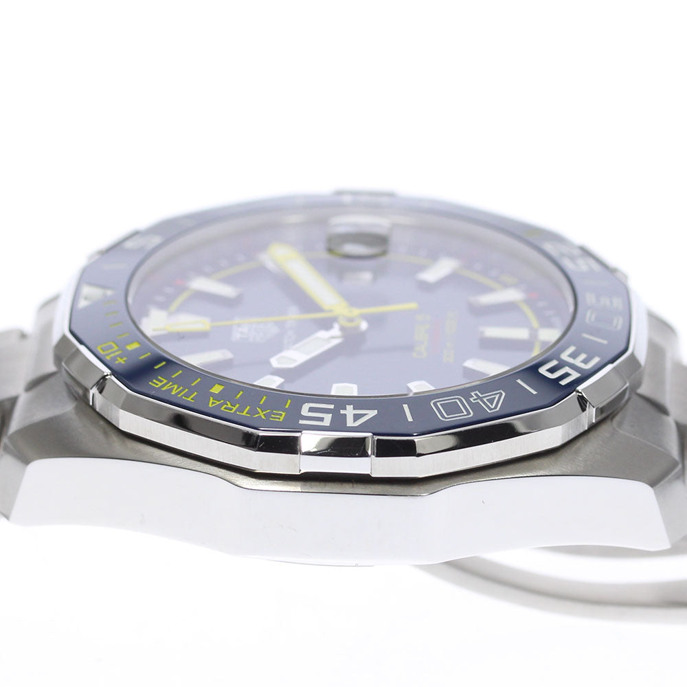  Shop Authentic Tag Heuer Aquaracer Caliber 5 Match Timer Shinji Kagawa Edition Blue Dial Silver Steel Strap Watch for Men - WAY201H.BA0927 - Luxxuri