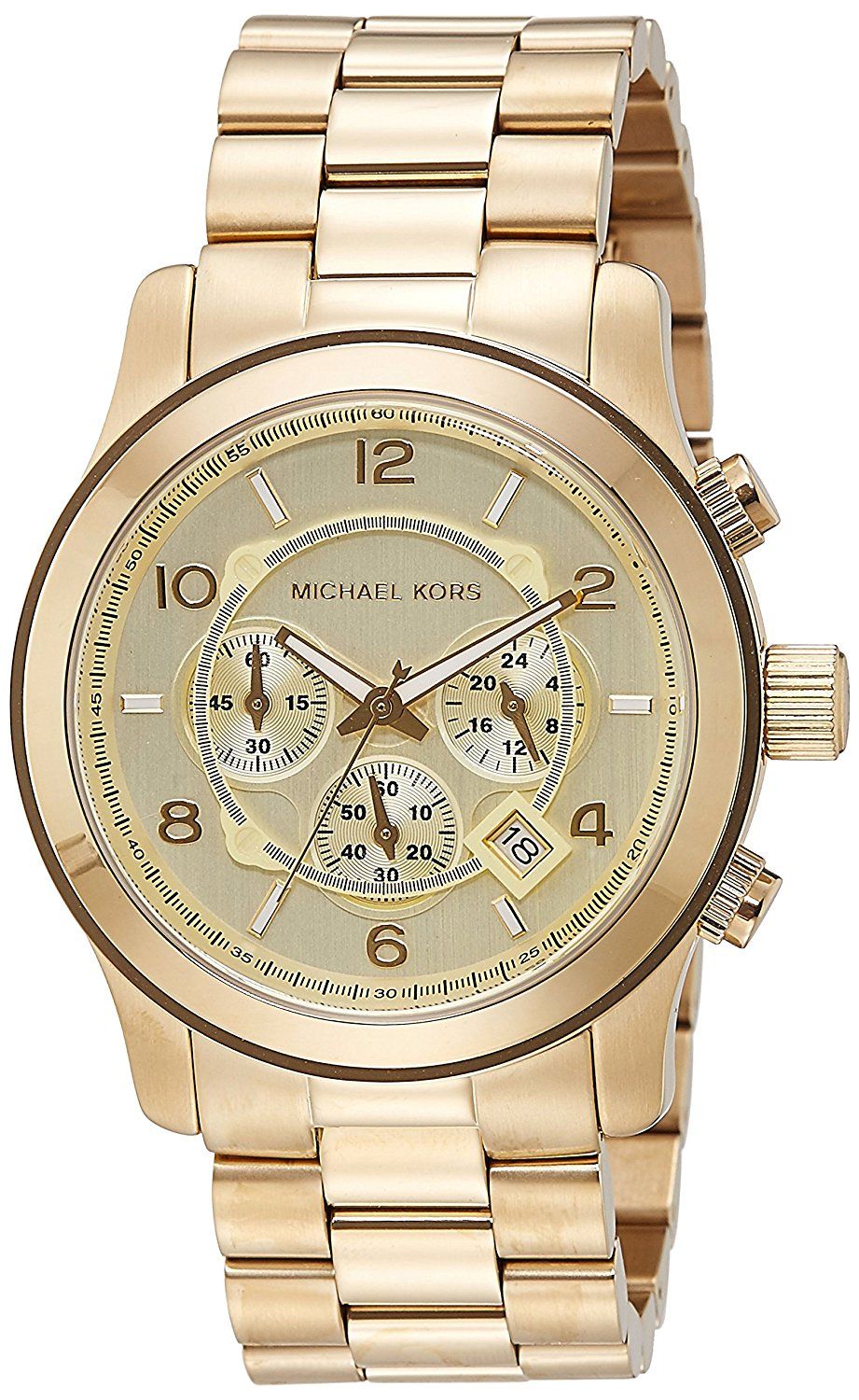  Shop Authentic Michael Kors Runway Gold Dial Gold Steel Strap  Watch for Men - MK8077 - Luxxuri