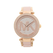  Shop Authentic Michael Kors Parker Pink Dial Pink Steel Strap Watch for Women - MK6176 - Luxxuri