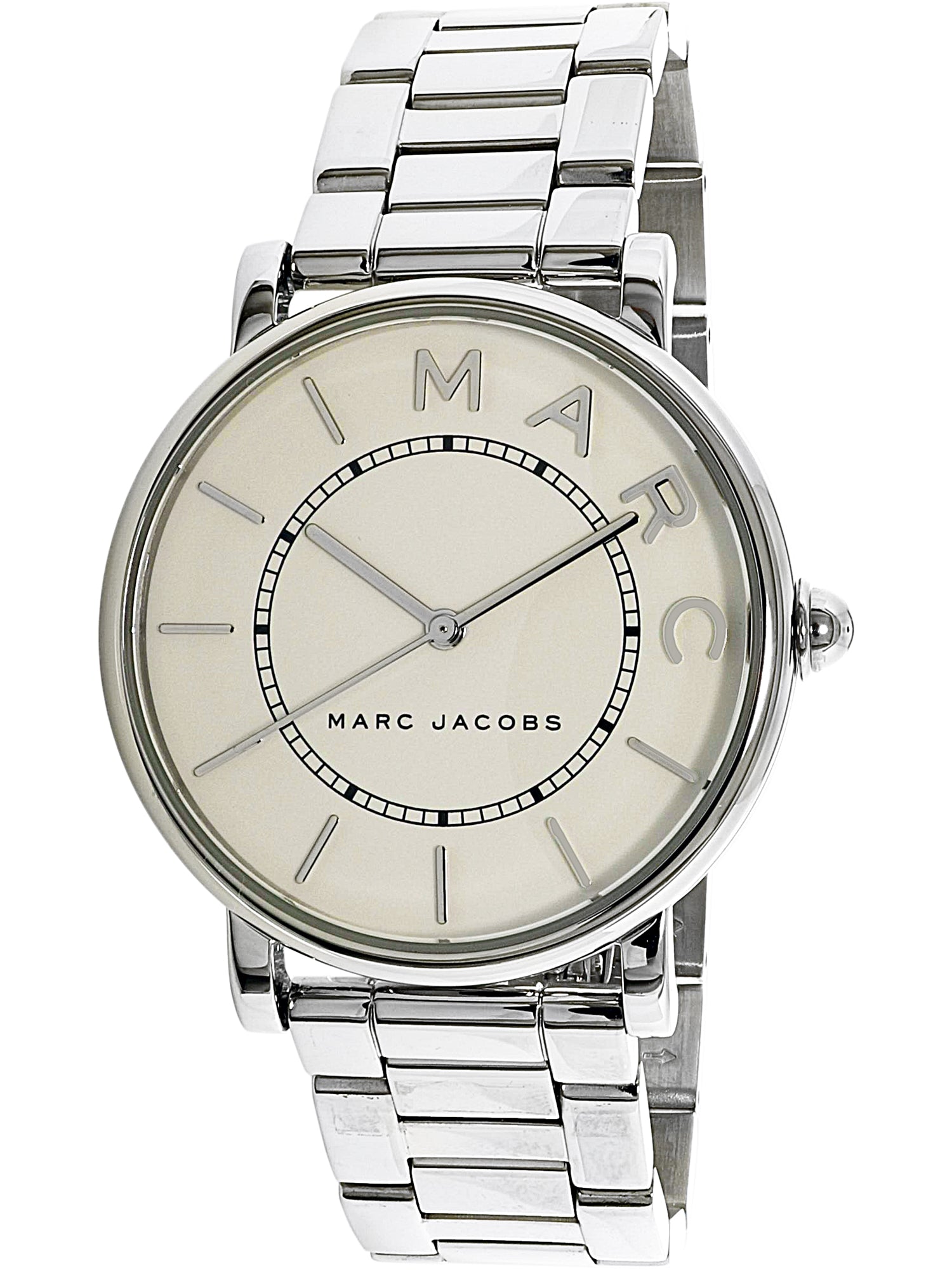  Shop Authentic Marc Jacobs Roxy White Dial Silver Steel Strap Watch for Women - MJ3521 - Luxxuri