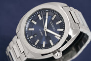  Shop Authentic Gucci GG2570 Quartz Blue Dial Silver Steel Strap Watch For Men - YA142303 - Luxxuri