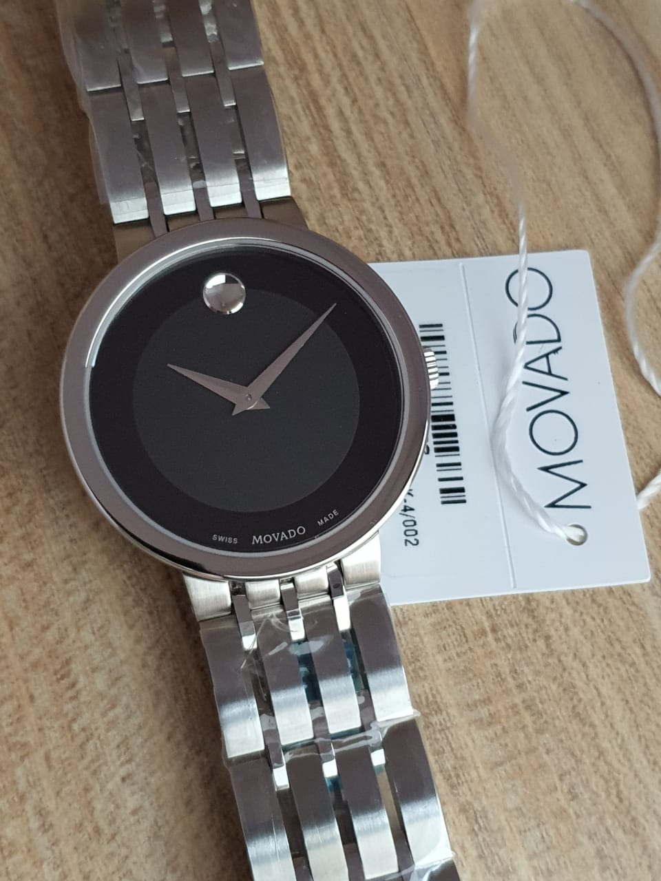  Shop Authentic Movado Esperanza 39mm Black Dial Silver Steel Strap Watch For Men - 0607057 - Luxxuri