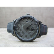  Shop Authentic Burberry The Classic Round Horseferry Black Dial Black Leather Strap Watch for Men - BU10010 - Luxxuri