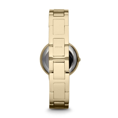  Shop Authentic Fossil Virginia White Dial Gold Steel Strap Watch for Women - ES3283 - Luxxuri