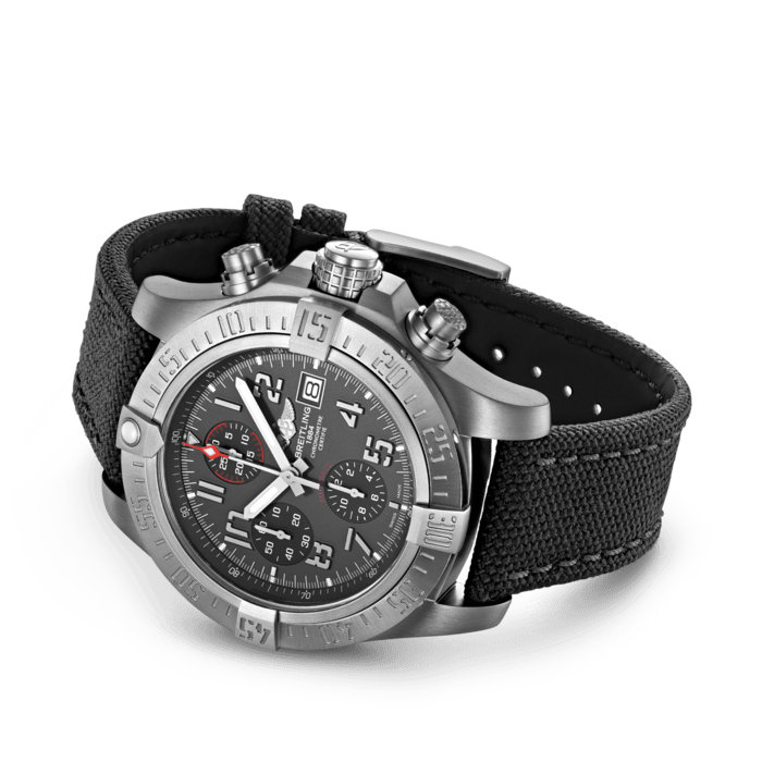  Shop Authentic Breitling Avenger B01 Chronograph 45 Anthracite Dial Black Nylon Strap Watch for Men - AB01821A1B1X1 - Luxxuri