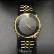  Shop Authentic Movado Museum Classic Black Dial Two Tone Steel Strap Watch For Women - 0606605 - Luxxuri