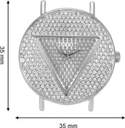  Shop Authentic Guess Iconic Diamonds Silver Dial Silver Mesh Bracelet Watch For Women - GW0477L1 - Luxxuri