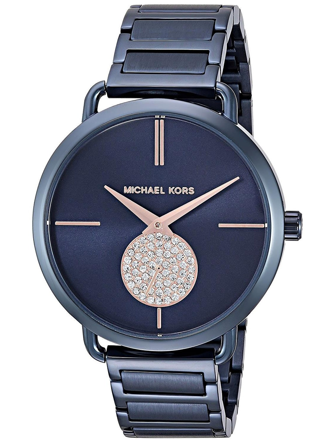  Shop Authentic Michael Kors Portia Blue Dial Blue Stainless Steel Strap Watch for Women - MK3680 - Luxxuri