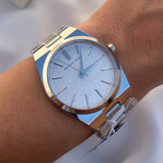  Shop Authentic Michael Kors Channing Three Hand Silver Dial Silver Steel Strap Watch For Women - MK6626 - Luxxuri