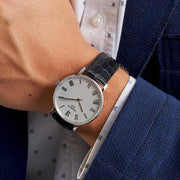  Shop Authentic Tissot Everytime Medium White Dial Black Leather Strap Watch For Men - T109.410.16.033.01 - Luxxuri