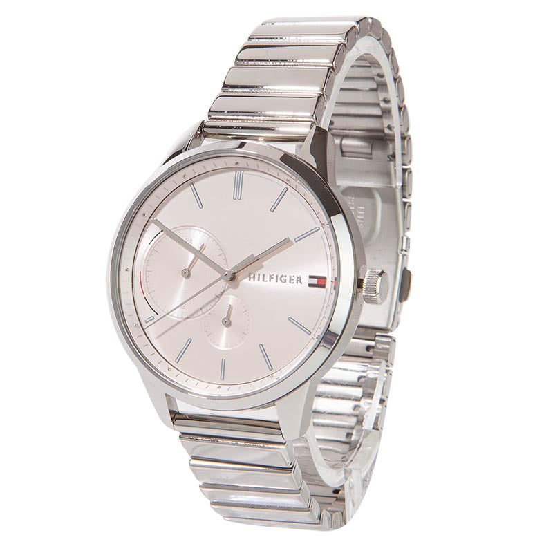  Shop Authentic Tommy Hilfiger Brooke Pink Dial Silver Steel Strap Watch for Women - 1782020 - Luxxuri