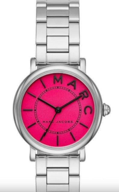  Shop Authentic Marc Jacobs Roxy Pink Dial Silver Steel Strap Watch for Women - MJ3528 - Luxxuri