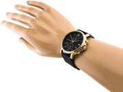  Shop Authentic Tommy Hilfiger Daniel Black Dial Black Leather Strap Watch for Men - 1710417 - Luxxuri