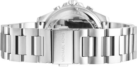  Shop Authentic Michael Kors Brecken Chronograph Black Dial Silver Steel Strap Watch For Men - MK8847 - Luxxuri