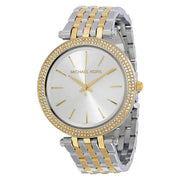  Shop Authentic Michael Kors Darci Silver Dial Two Tone Stainless Steel Strap Watch for Women - MK3215 - Luxxuri