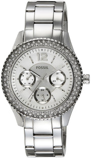  Shop Authentic Fossil Stella Silver Dial Silver Steel Strap Watch for Women - ES3588 - Luxxuri
