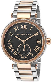  Shop Authentic Michael Kors Skylar Black Dial Two Tone Steel Strap Watch for Women - MK5957 - Luxxuri