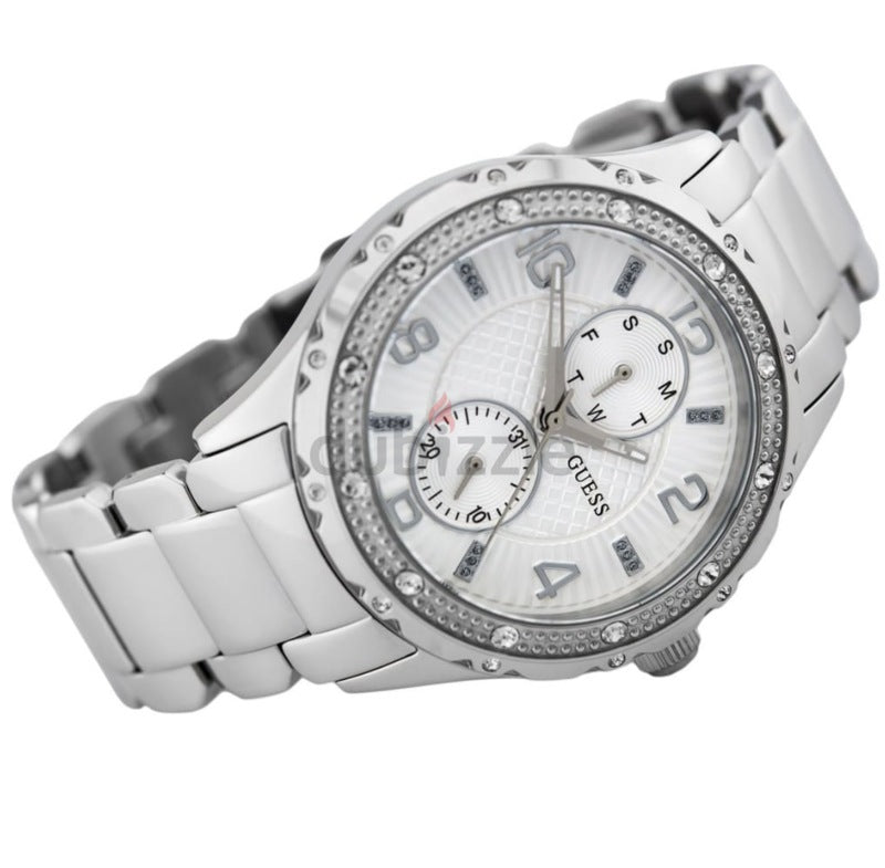  Shop Authentic Guess Siren White Dial Silver Steel Strap Watch for Women - W0442L1 - Luxxuri