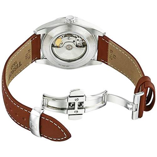  Shop Authentic Tissot Gentleman Powermatic 80 Silicium Blue Dial Brown Leather Strap Watch For Men - T127.407.16.041.00 - Luxxuri