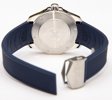  Shop Authentic Tag Heuer Aquaracer Calibre 5 Blue Dial Blue Silicone Strap Watch for Men -  WAY211C.FT6155 - Luxxuri
