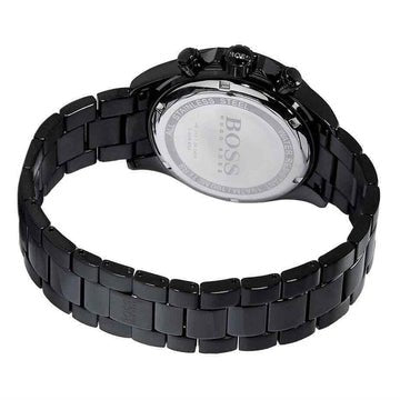  Shop Authentic Hugo Boss Ikon Chronograph Black Dial Black Steel Strap Watch for Men - 1512961 - Luxxuri