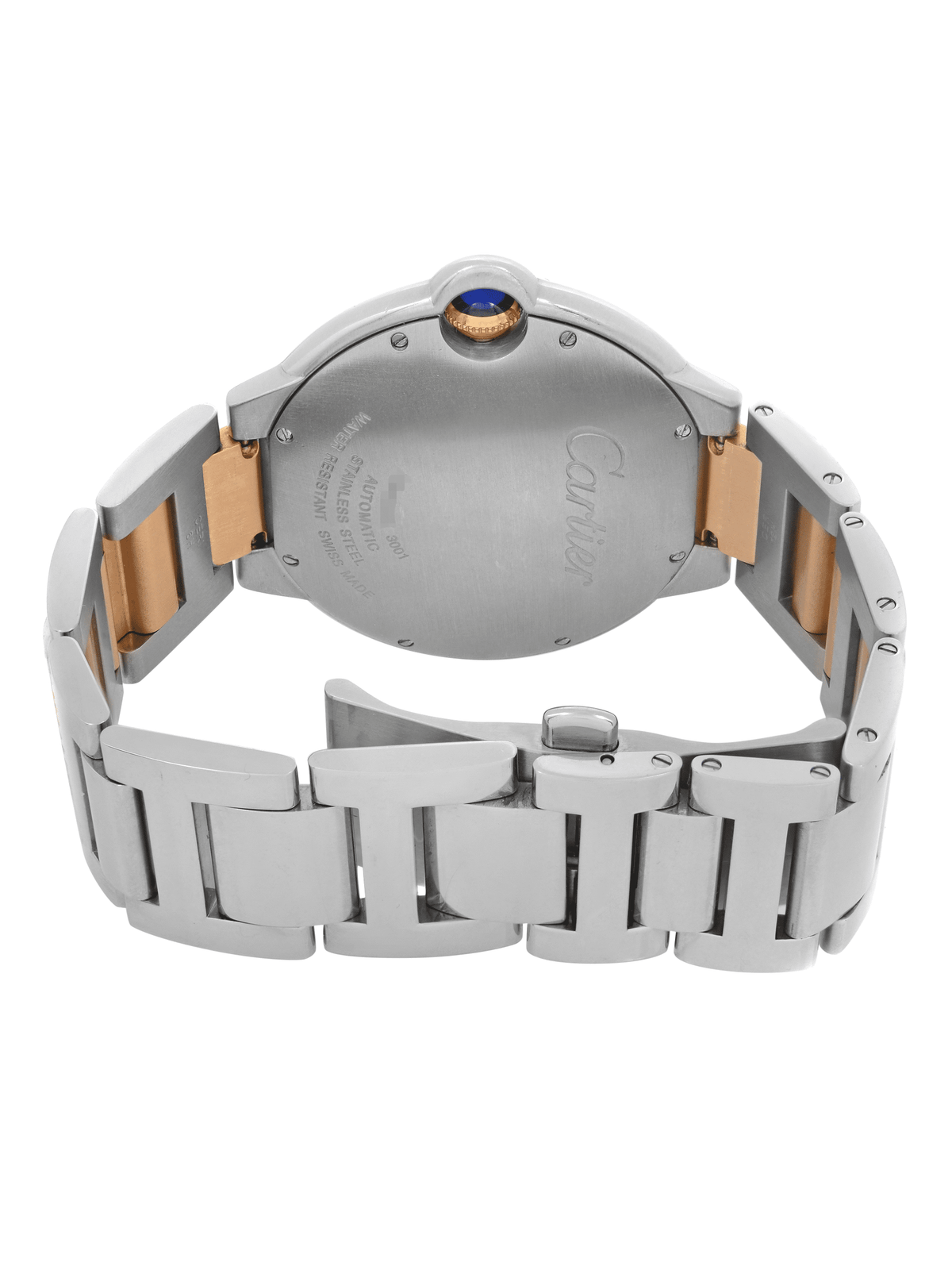  Shop Authentic Cartier Ballon Bleu de Cartier Brown Dial Two Tone Steel Strap Watch for Men - W6920032 - Luxxuri