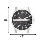  Shop Authentic Armani Exchange Hampton Chronograph Black Dial Silver Steel Strap Watch For Men - AX2103 - Luxxuri