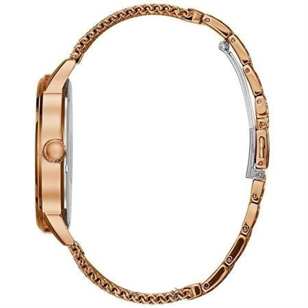  Shop Authentic Guess Delancy Black Dial Rose Gold Mesh Bracelet Watch for Men - W0871G5 - Luxxuri
