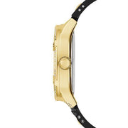  Shop Authentic Guess Duchess Crystals Gold Dial Black Silicon Strap Watch For Women - GW0619L2 - Luxxuri