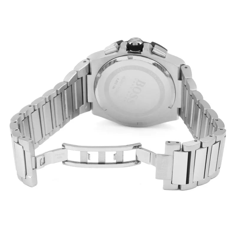 Shop Authentic Hugo Boss Supernova Chronograph Black Dial Silver Steel Strap Watch for Men - 1513359 - Luxxuri