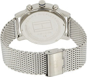  Shop Authentic Tommy Hilfiger Kane Black Dial Silver Mesh Bracelet Watch for Men - 1710402 - Luxxuri