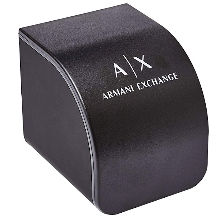  Shop Authentic Armani Exchange Hampton Skeleton Grey Dial Blue Steel Strap Watch For Men - AX2401 - Luxxuri