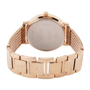  Shop Authentic Guess Willow Crystal Blue Dial Rose Gold Mesh Bracelet Watch For Women - W0836L1 - Luxxuri