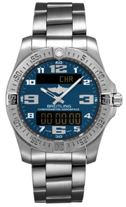  Shop Authentic Breitling Aerospace Evo Blue Dial Silver Steel Strap Watch for Men - E79363101C1E1 - Luxxuri