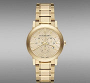  Shop Authentic Burberry The City Gold Dial Gold Steel Strap Watch for Women - BU9753 - Luxxuri