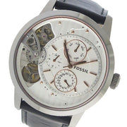  Shop Authentic Fossil Townsman Twist Multifunction White Dial Black Leather Strap Watch for Men - ME1164 - Luxxuri