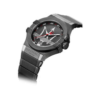  Shop Authentic Maserati Potenza 42mm Black Analog Dial Black Strap Watch For Men - R8853108003 - Luxxuri