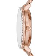  Shop Authentic Michael Kors Mini Jayne Crystals Rose Gold Dial Rose Gold Mesh Strap Watch for Women - MK7122 - Luxxuri
