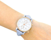  Shop Authentic Fossil Original Boyfriend White Dial Light Blue Leather Strap Watch for Women - ES4045 - Luxxuri