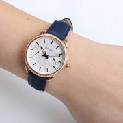  Shop Authentic Fossil Tailor White Dial Blue Leather Strap Watch for Women - ES4394 - Luxxuri