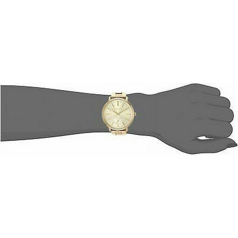  Shop Authentic Michael Kors Jaryn Analog Quartz Gold Dial Gold Steel Strap Watch For Women - MK3500 - Luxxuri