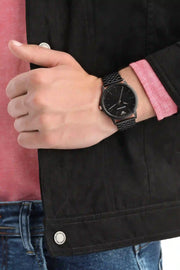  Shop Authentic Emporio Armani Interchangeable Black Dial Black Steel Strap Watch For Men - AR80021 - Luxxuri