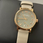  Shop Authentic Marc Jacobs Baker Grey Dial Grey Leather Strap Watch for Women - MBM1318 - Luxxuri