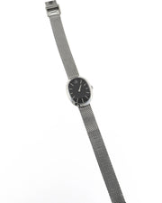  Shop Authentic Calvin Klein Incentive Black Dial Silver Mesh Bracelet Watch for Women - K3P23121 - Luxxuri