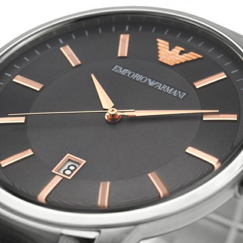  Shop Authentic Emporio Armani Renato Quartz Black Dial Silver Steel Strap Watch For Men - AR11179 - Luxxuri